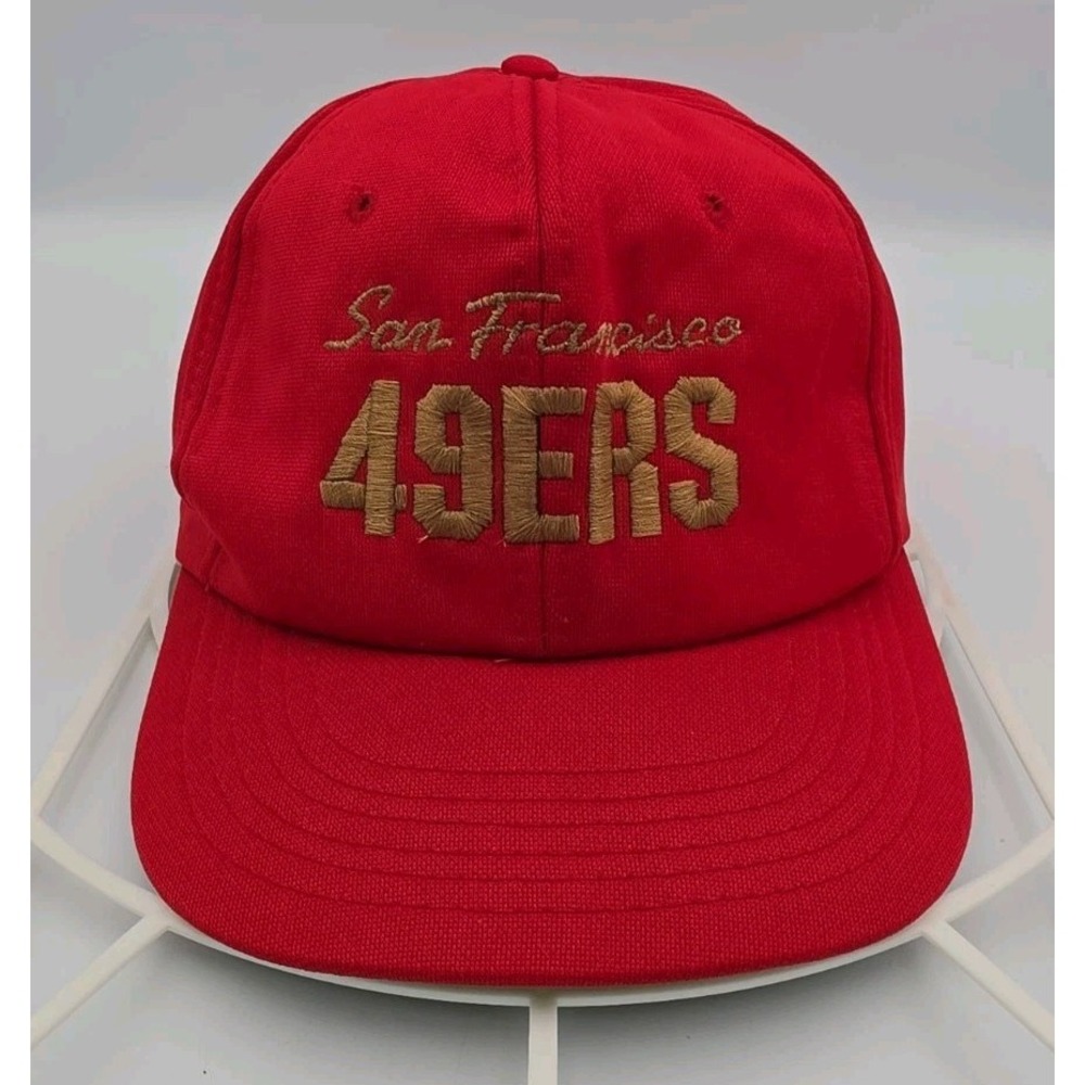 Vintage 1985 San Francisco 49ers Hat McDonald's NFL Red Snapback Cap